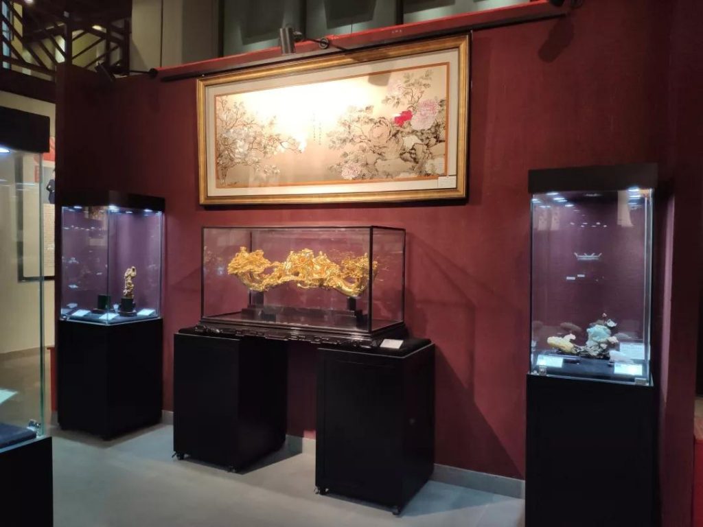 巖星建設|廣東嶺南工藝美術館工程設計插圖(4) 大廳局部