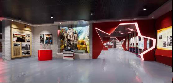 誰說黨建紅色館都是土味館？真正以現(xiàn)代，科技于一體的紅色黨建展館設計欣賞插圖(2)