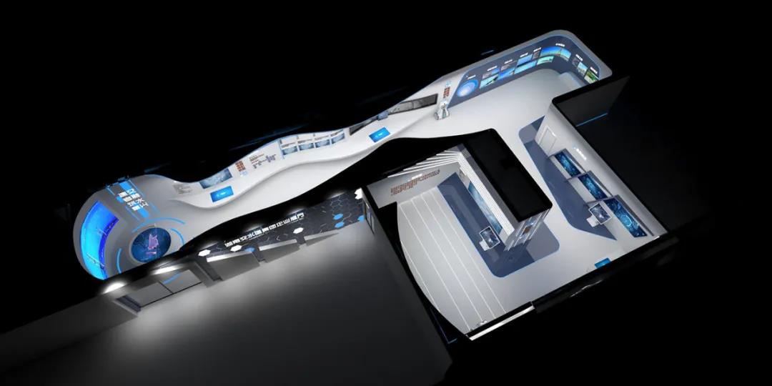 數(shù)字企業(yè)展廳插圖 數(shù)字企業(yè)展廳插圖